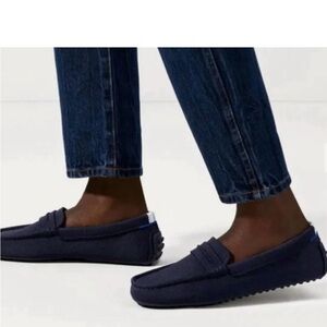 Rothy's The Driver Navy Blue Women's Loafers size 9